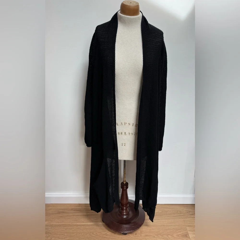 Ruti Haven Knit Wrap Cardigan Women S/M Drapey Crossover Relaxed - Picture 5 of 13